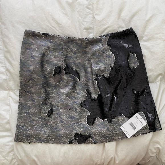 Free People Sequin Mini Skirt - Picture 2 of 4
